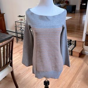 Anthropologie off the shoulder high- low tunic size S